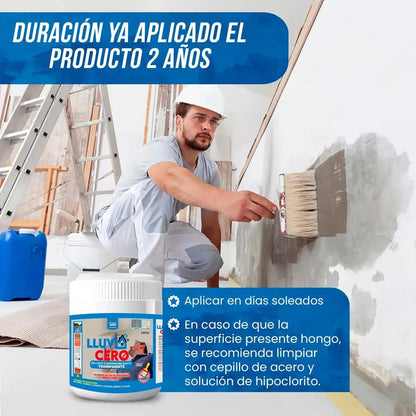 PROMO 2x1 Impermeabilizante Transparente contra infiltración, moho y humedad