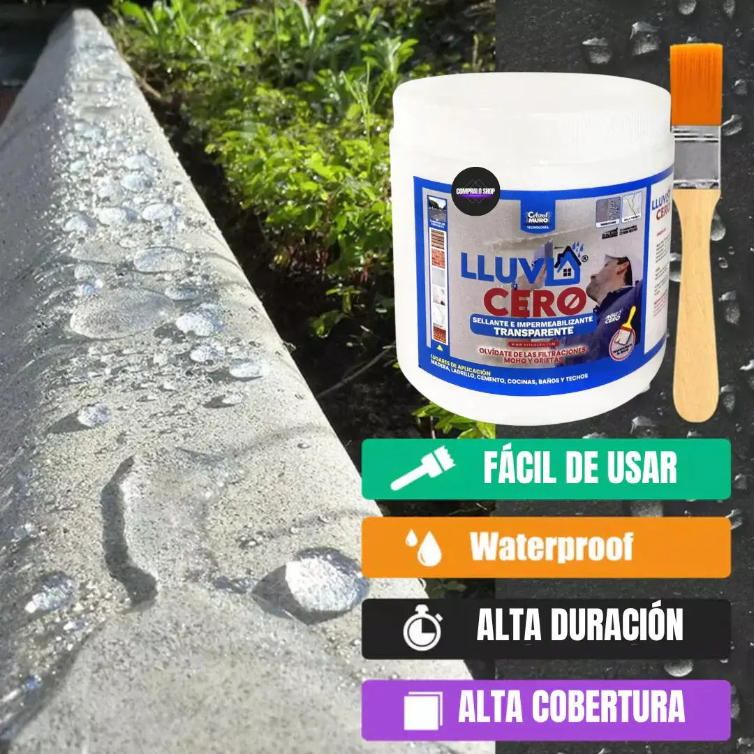 PROMO 2x1 Impermeabilizante Transparente contra infiltración, moho y humedad