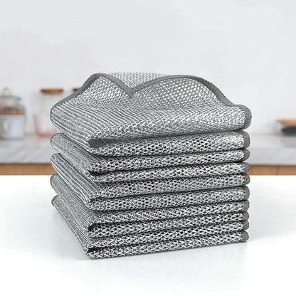Paños de limpieza multiuso de malla metálica | Oferta Compra 5 y lleva 10