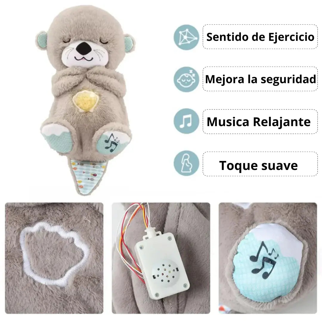 Peluche Nutria Relajante que Respira