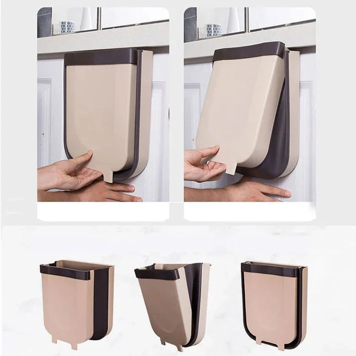 Basurero Plegable y Portatil Ahorrador de Espacio