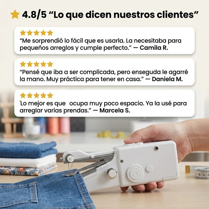 Máquina de Coser Portátil de Mano