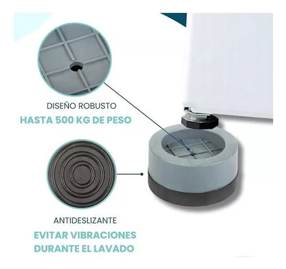 Almohadillas Antivibración Para Lavadora Set x4