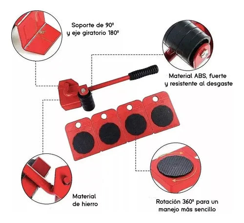 Elevador de Muebles (Juego de 5 piezas) | LiftPro®