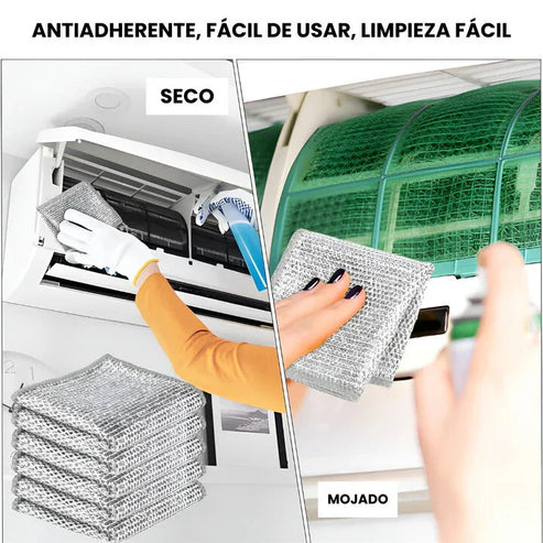 Paños de limpieza multiuso de malla metálica | Oferta Compra 5 y lleva 10