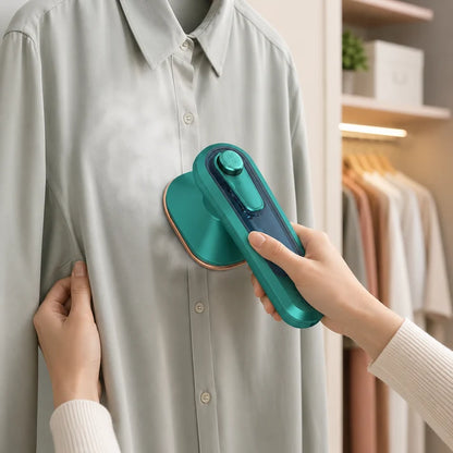 Mini Plancha a Vapor Portátil: Ropa Impecable en Segundos
