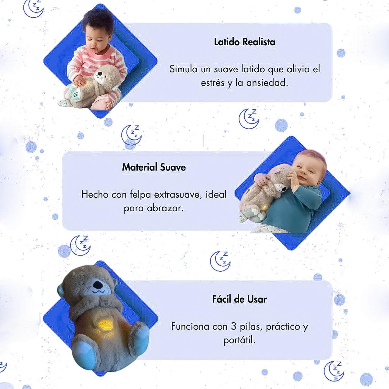 Peluche Nutria Relajante que Respira