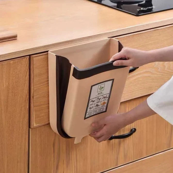 Basurero Plegable y Portatil Ahorrador de Espacio
