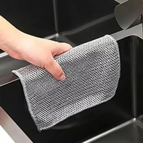 Paños de limpieza multiuso de malla metálica | Oferta Compra 5 y lleva 10