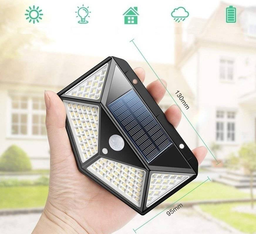 PROMO 2x1 Aplique Solar con Sensor de Movimiento